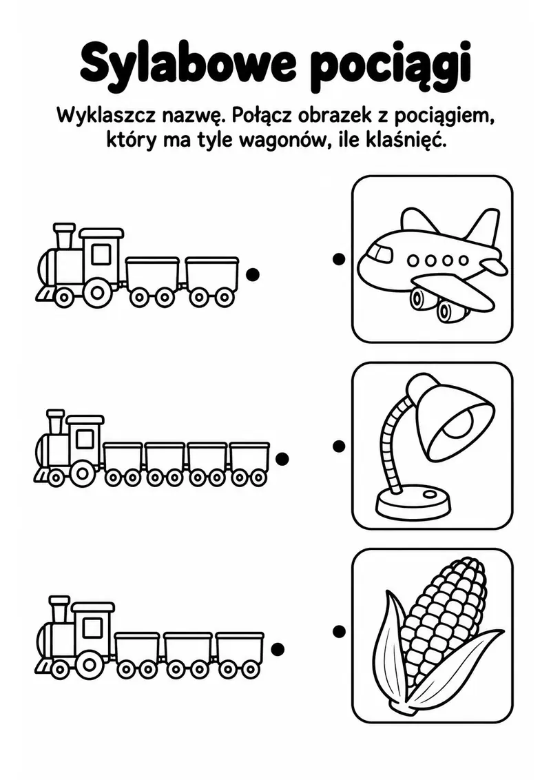 Karta pracy Sylabowe pociągi